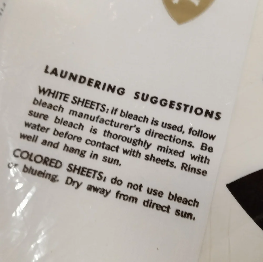 NEW JC Penneys New Old Stock Vintage Combed Cotton Percale Twin Sheet